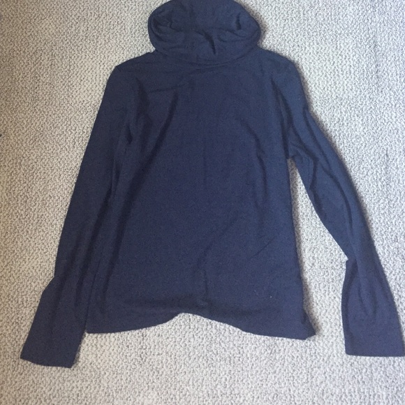 Cowl neck black top, great condition.