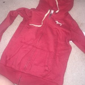 Victoria secret zip up hoodie