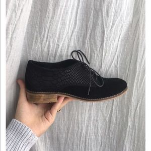 Faux Suede Aldo Oxfords