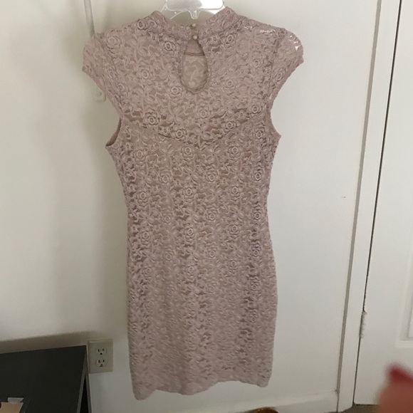 Nordstrom Rack nude lace dress - Picture 2 of 4