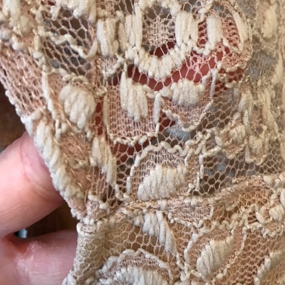Nordstrom Rack nude lace dress - Picture 4 of 4