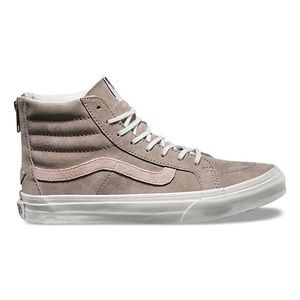 Vans sk8 hi tops taupe suede