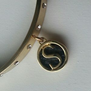 Gold cuff bracelet