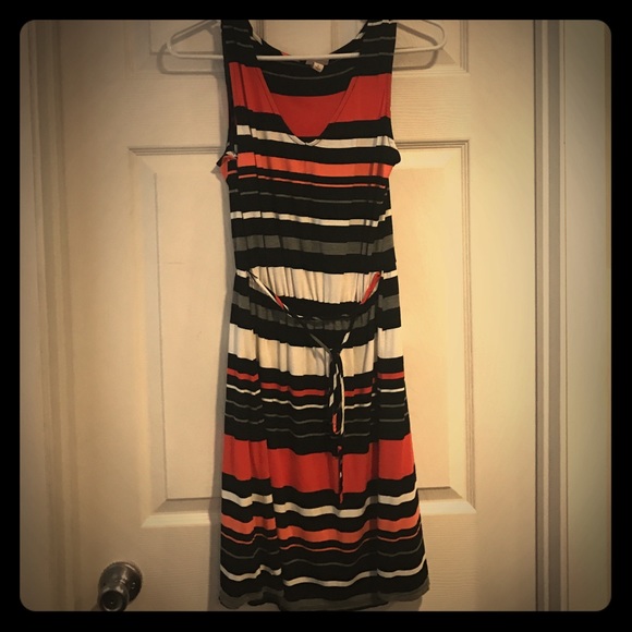 Merona striped sundress in EUC. Only worn once!
