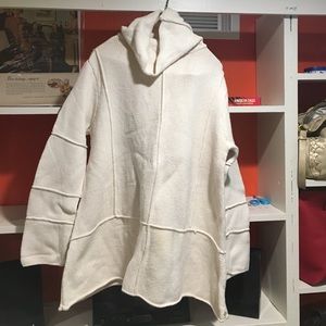 Hand knit turtleneck sweater