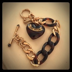 Gold Juicy Couture bracelet