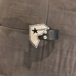 Famous belt buckle and volcon belt