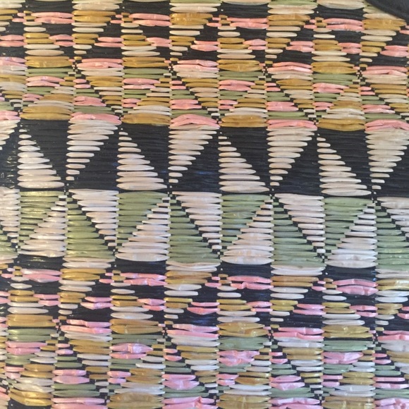 BCBG Woven Overside Hand Bag - Picture 2 of 3