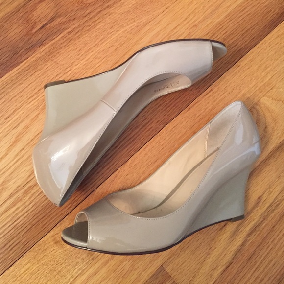 Cole Haan Taupe Wedges