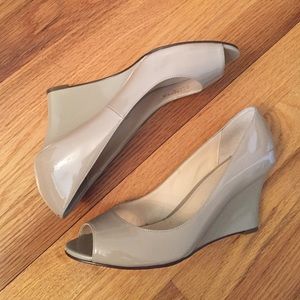 Cole Haan Taupe Wedges