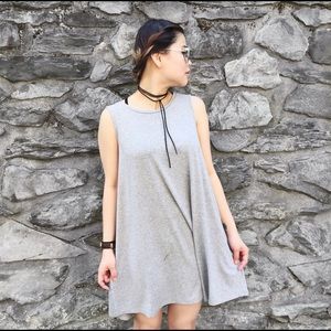 Basic gray dress