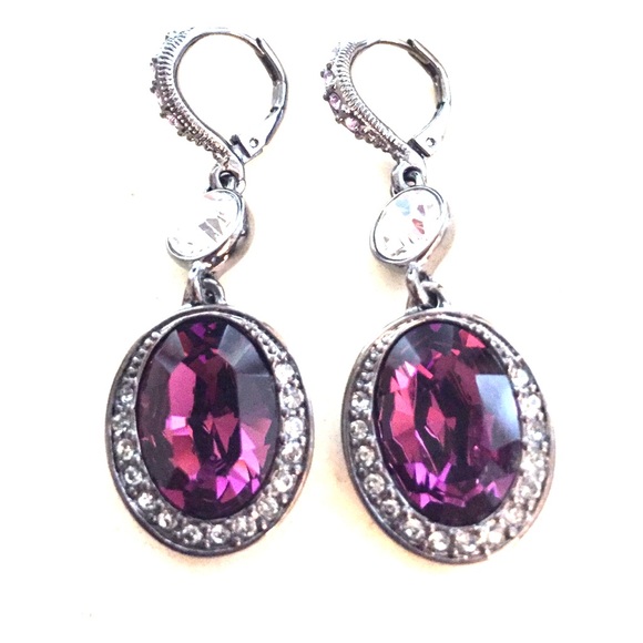 SOLD Amethyst Earrings - Picture 1 of 3