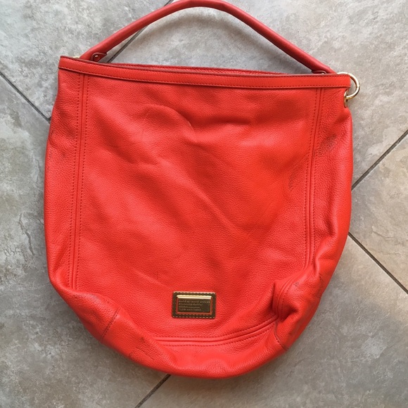 Marc by Marc Jacobs Orange Hobo Handbag