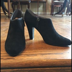 Black Tahari booties