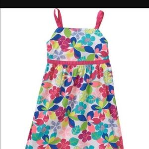 Healthtex floral open back dress