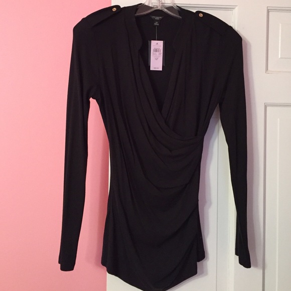 Ann Taylor Black top!! Size SP