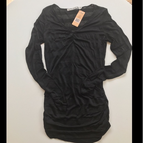 Michael Stars NTW Lurex Stripe Tunic