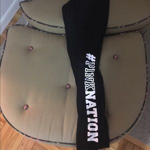 Black full length leggings