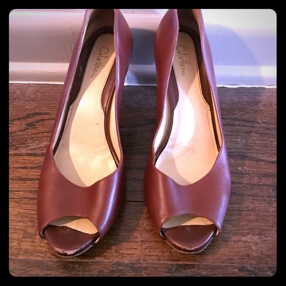 Cole Hahn Peep Toe Heels