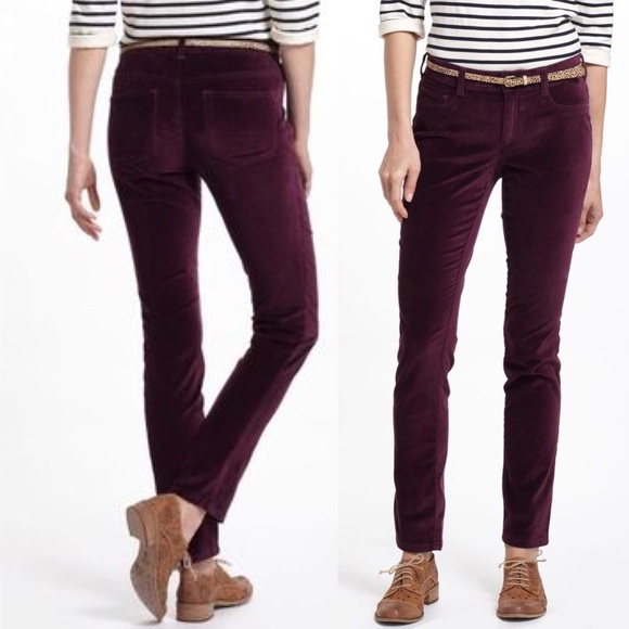 Anthropologie Denim - 🎉Sale🎉Anthropologie Pilcro PlumVelvet Serif Jean