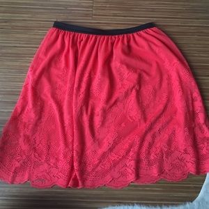 Red/orange skirt