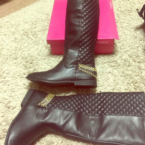 Tall Black Boots-Georgette-Worn Once