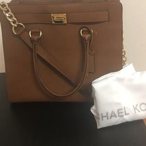 Michael Kors North/South Hamilton (luggage color)