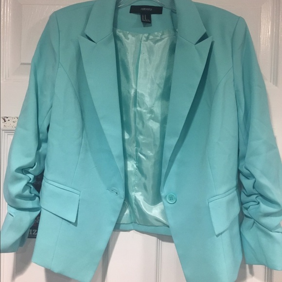 Light blue blazer, can be fancy or casual
