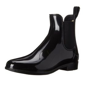 Black Sam Edelman Ankle Rain Boot