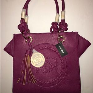 Purple Bebe ginger tote with original tag