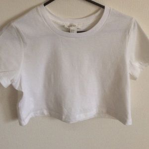 White Crop Top