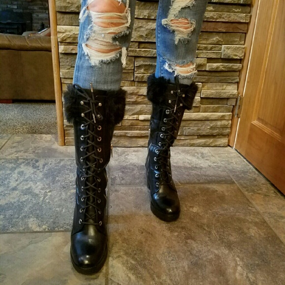 Knee high boots