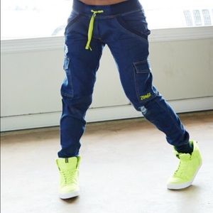 Zumba dance denim cargo