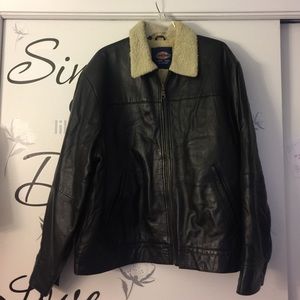 dickies leather jacket