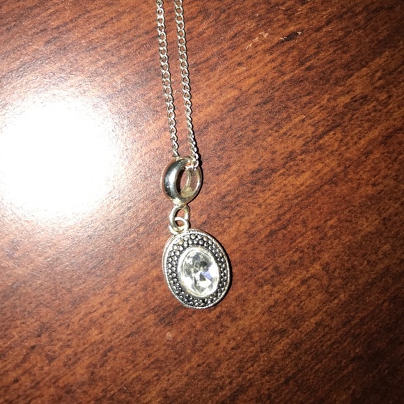 Sterling silver necklace.