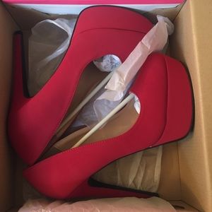 Red high heels