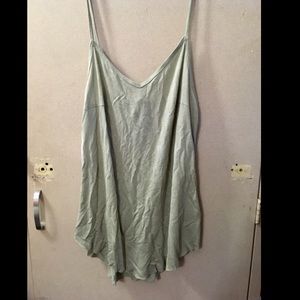 olive green tank top from urban outfitters