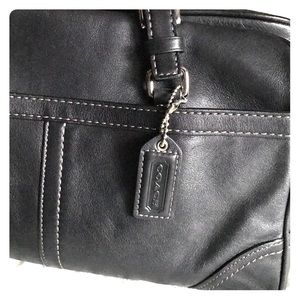 Black Leather Coach Purse