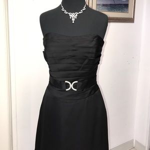Black cocktail dress