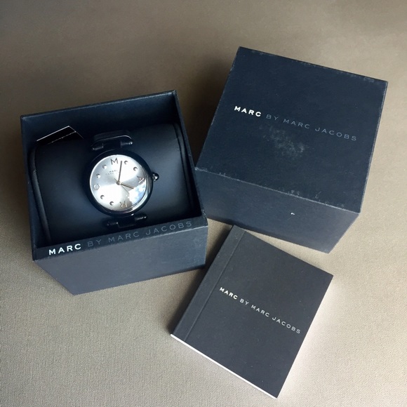 Marc Jacobs gun metal watch