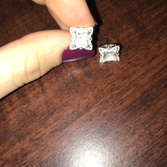 Sterling silver earrings.