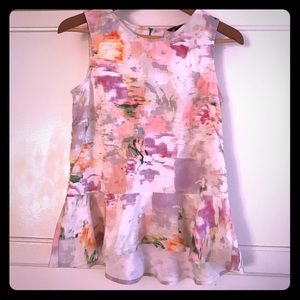 Peplum style spring top