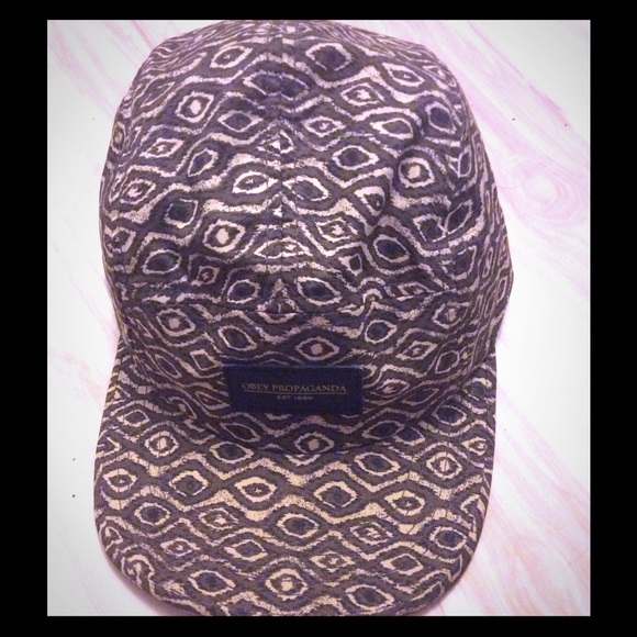 OBEY International 5 Panel Men's Ikat Hat