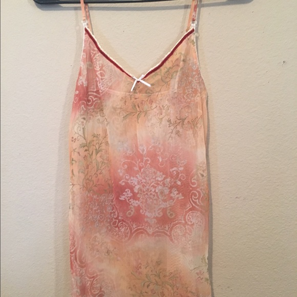 Flowery Spaghetti strap