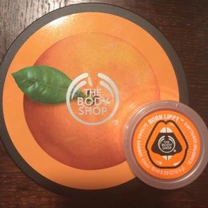 Body Shop Satsuma body butter + lip shimmer