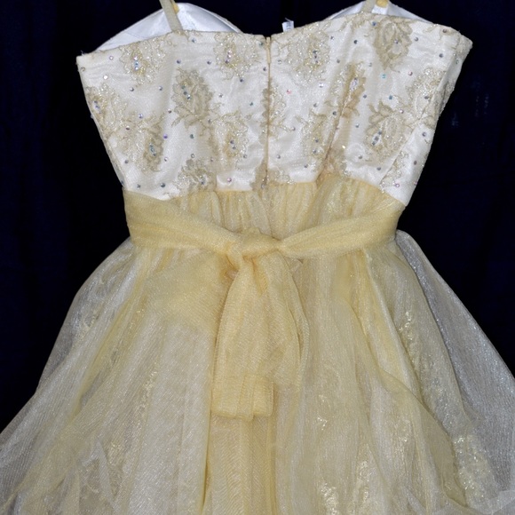 Yellow Sherri Hill prom dress - Picture 3 of 4