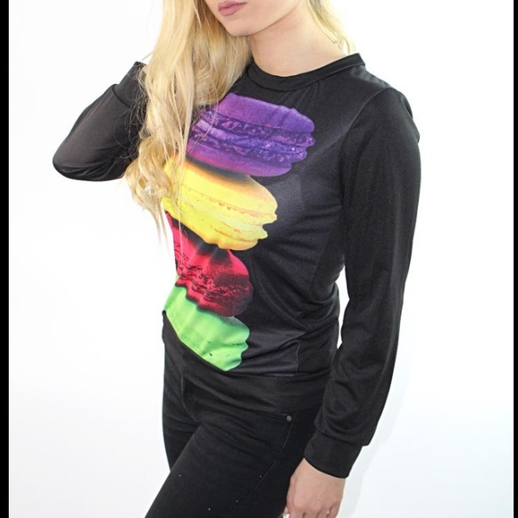 Macarons pattern sweatshirt - Picture 4 of 4