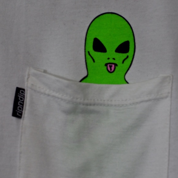 RIPNDIP alien pocket shirt - Picture 2 of 4