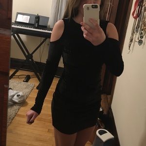 Gorgeous TopShop Metallic Velvet Dress