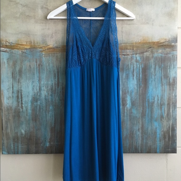 Anthropologie Fleur't Lace Chemise Size Medium